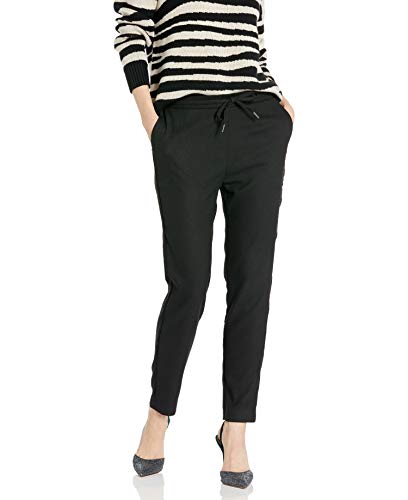 cupcakes and cashmere Junior's Roman Twill Trouser Jogger, Black, Medium