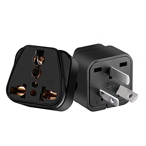 Strhowill 2Pack) Aus Plug To Uk/Us/Eu Socket Power Converter,Australia 3 Prong Travel Plug Adapter,3 Pin Male Plug Of Ustralia thumb #4