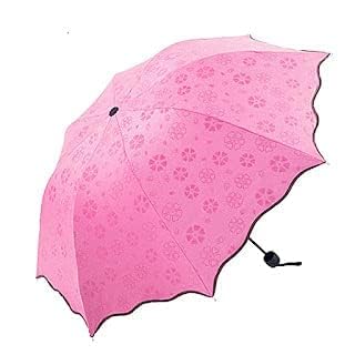 3 Fold with Auto Open Magic Umberalla for Man And Women (Manual Open) Compact Travelling Umbrella, Polyester & UV Protection Fabric for Summer/Anti-Slip Handle- Use in Rain & Summer-(MULTI COLER)-image-47