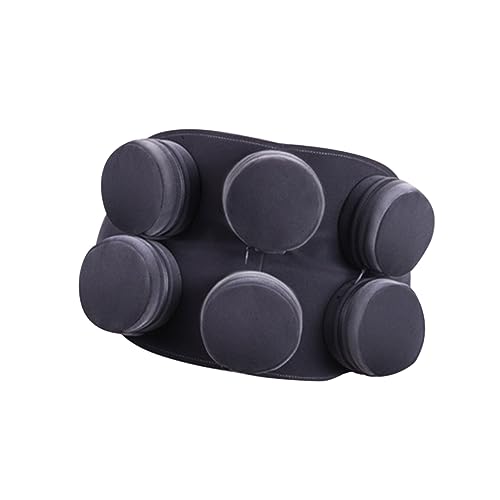 Anneome Box Protective Cover Moxibustion Holder Moxa Purifier Cover Moxibustion Protective Casse Velvet Smokeless Moxa Cover Cotton Moxa Cover Accessories for Moxa Chinese Medicine Grey