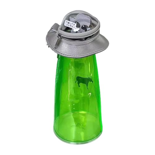 FytStycale Estojo de Lápis, Grande Capacidade com Zíper, Bolsa de Caneta Exclusiva em Formato de Nave Alienígena para Artista, Escritório, Trabalho,