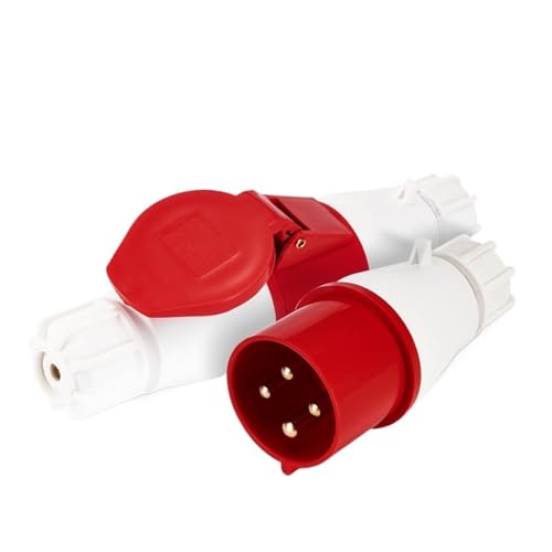 Conector industrial de cobre sólido 32A 400V cuatro núcleos