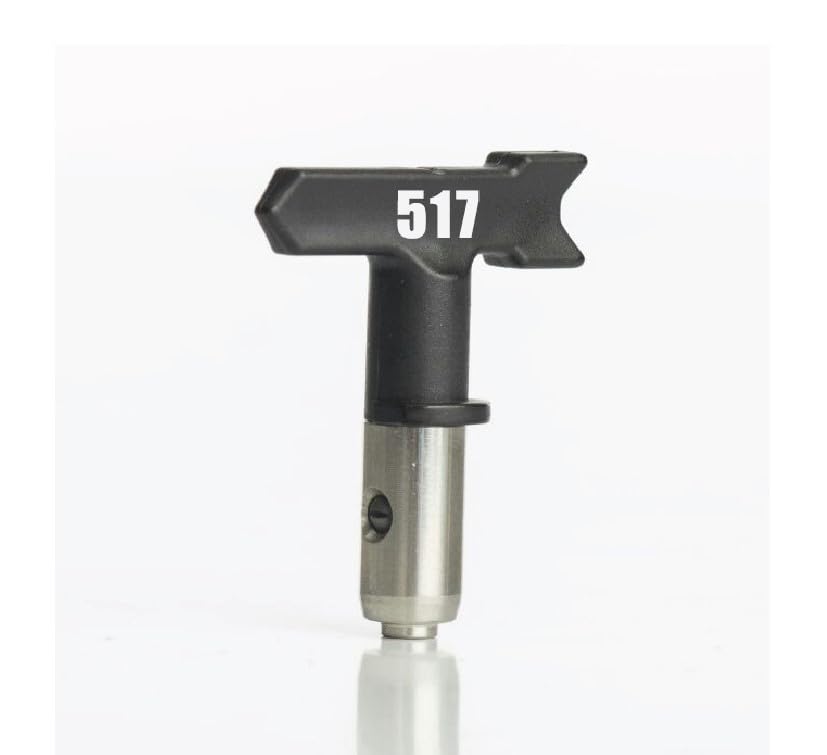 Nippon Paint Nozzle Tip 517 LD Reversible Airless Spray Gun Accessory (Black)-Made From Stainless Steel, Tungsten Carbide-10-12" Fan Pattern-Professional Paint Sprayer Part, Coating Applicator-image-16