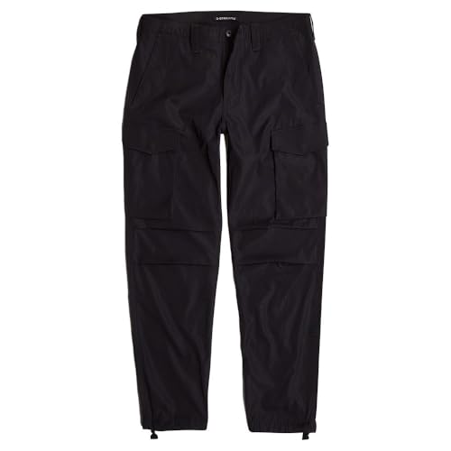 G-STAR Raw - Mens Core Regular Cargo 5-Pocket Pants, Color Dk Black, Size: 33W x 34L4