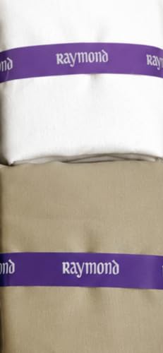 Image of Raymond Fabrics Men's Unstitched Shirt and Pant Fabric Combo | Premium Poly Viscose Dress Material | Formal & Casual Wear | Custom Tailoring Fabric Set