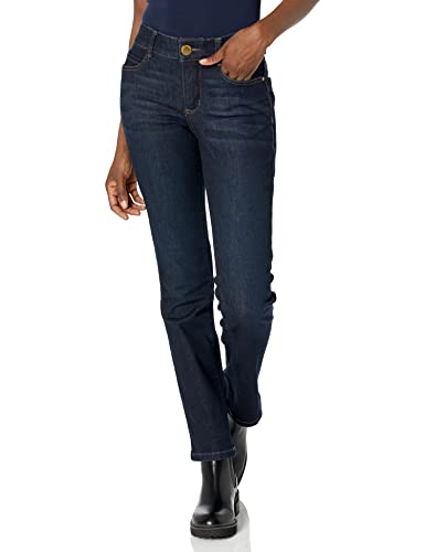 Vintage America Blues Women's F'ab Body Sculpt Straight Leg Denim Jean, Dark Empire, 12 #TOP8