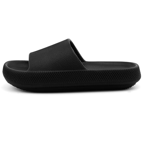 Womens Pillow Slippers Cloud Slides for Mens House Slippers Home Slides Non Slip Shower Slides Bathroom Soft Thick Sole Beach Women Shoes Sandals Indoor/Outdoor Home Slippers4