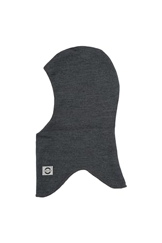 Mikk-line Sturmhaube Dark Grey Melange 2-3 Jahre | Oeko-TEX 100 | mit...