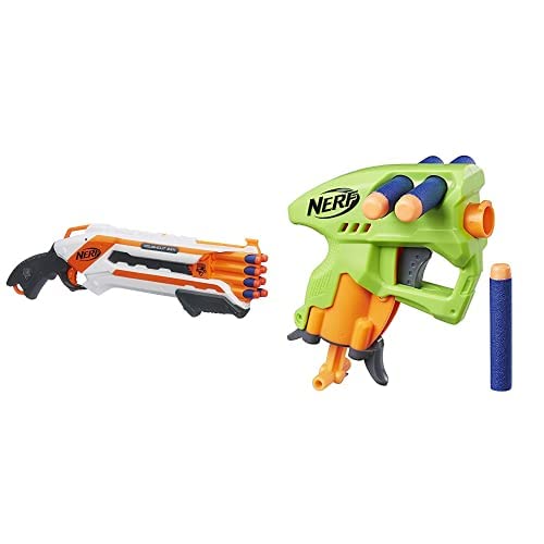 Nerf Rough Cut 2X4 Elite Blaster - 8-Dart Capacity, Fires 2 Darts at Once and N-Strike Nano Fire, Green (B08PD9QZ4Z) Amazon Price History, Amazon Price Tracker