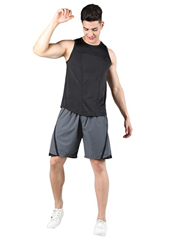 Image of CHKOKKO Mens Sports Workout Gym Shorts Basketball