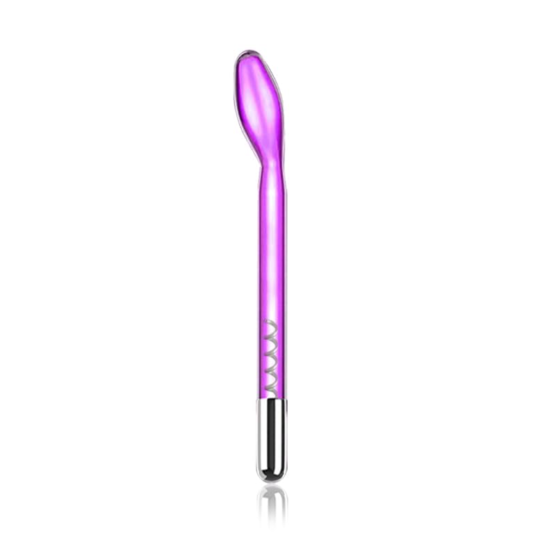 Electrode Wand Glass Tube Handheld Spare Parts for Hi Frequency Tongue Tube (purple)