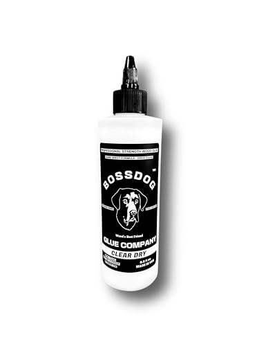 BOSSDOG Clear Dry Wood Glue 8.5oz