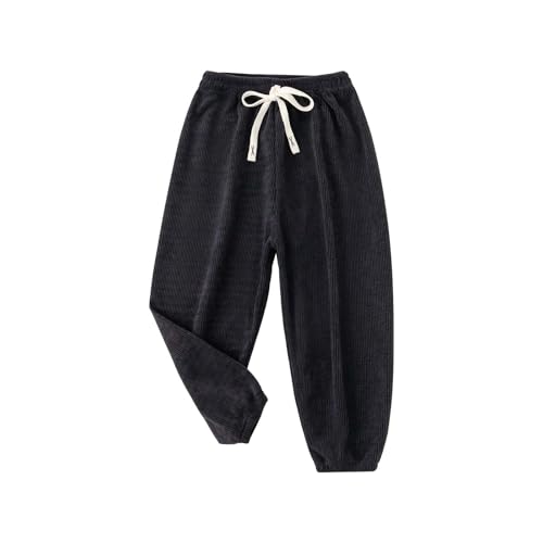 Toddler Girls Boys Sweatpants Kids Casual Athletic Pull-On Cotton Jogger Pants with Drawstring for Boys Girls