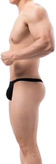 MuscleMate Men's Thong G-String Underwear, Men's Hot Thong G-String Brief Underwear, Stretch and All-day Comfort.