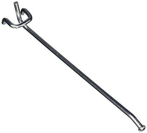 Plastic Counter Rack Hook 4 Inch in White - Pack of 50