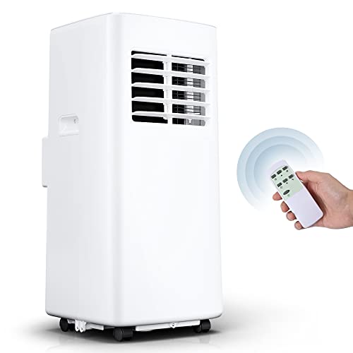 Portable Air Conditioner 8000 BTU 3-in-1 Smart Air Conditioner with Remote Control, 24 Hour Timer and Window Installation Kit, 250 Sq.Ft, Multifunctional Air Conditioning Device with Sleep Mode, LED Display, Security Lock Portable Air Conditioner 8000 BTU 3-in-1 Smart Air Conditioner with Remote Control, 24 Hour Timer and Window Installation Kit, 250 Sq.Ft, Multifunctional Air Conditioning Device with Sleep Mode, LED Display, Security Lock