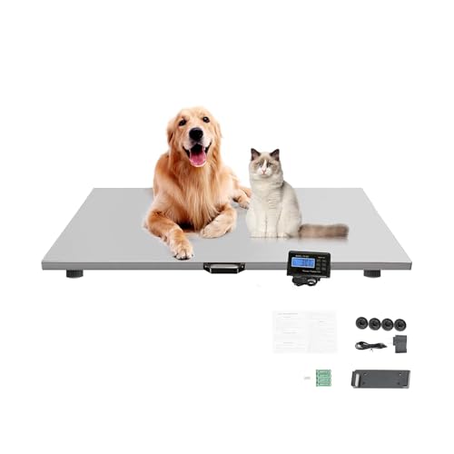 Báscula digital para animales con pantalla LCD y capacidad 660 lb miniatura 1