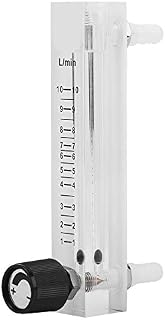 Flow Meter with Control Valve LZQ-7 Flowmeter 1-10LPM Flowmeter Support 0.6MPa pressure for Unidirectional Gas/Oxygen/Air Flow Measure 8mm Barbs for Industry