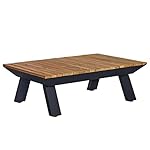OUTLIV. Oktava Loungetisch Aluminium & Teakholz