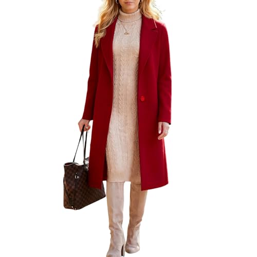 Manteau laine mélangée femme hiver chaud contre le froid quotidien