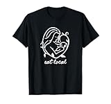 Funny Breastfeeding Shirts for Women Nursing Mom Eat Local T-Shirt
