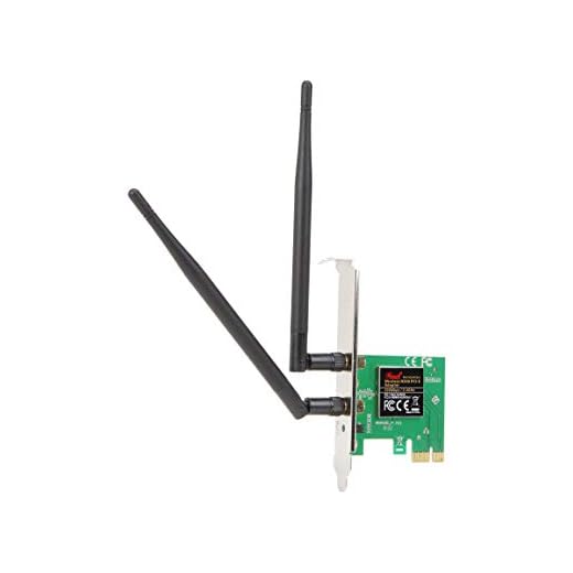 Rosewill Wireless N300 PCI-E WiFi Adapter, 300 Mbps (2.4 GHz) PCI Express Network Card for PC