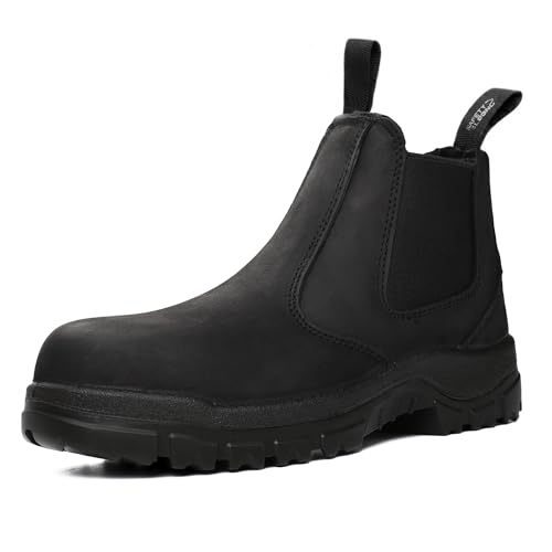 SAFETY LOONG Slip On Soft Toe Boots