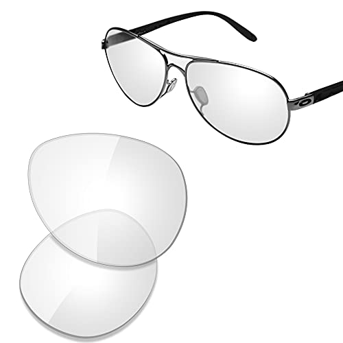Image of SAUCER Premium Replacement Lenses & Nosepads for Oakley Feedback OO4079 | UV400 Protection, Anti-Scratch, Precise Fit