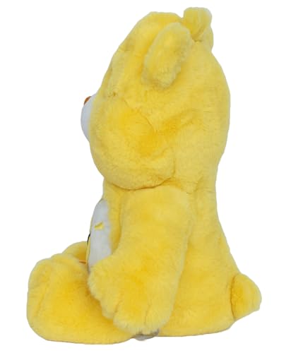 Image of Mirada Care Bears Funshine Bear - Yellow Plushie Perfect Stuffed Animal, Birthday Gift, Super Soft and Cuddly - Good for Girls and Boys, Collectors - 35cm
