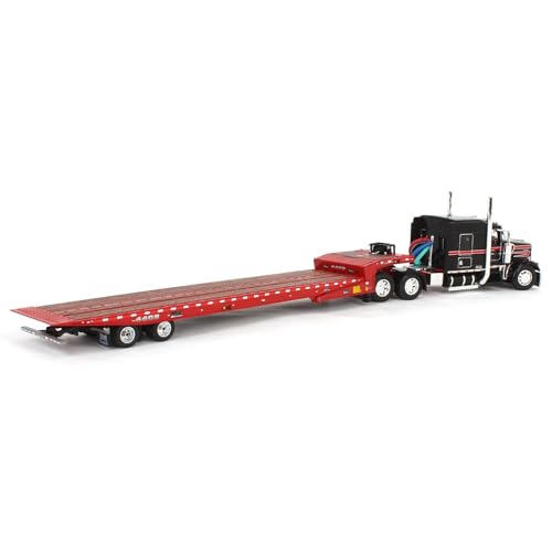 First Gear DCP 1/64 Viper Red Black Kenworth W900L miniatura 2
