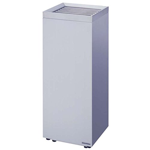 ミヅシマ工業 灰皿 ステンレス製 クリンスモーキング K33 間口250mm×奥行250mm×高さ615mm 2200310
