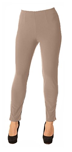 Alisha D Travel Wear Pencil Pant Featuring Flat Front, Slimming Darted Fit, and Bottom Slit Detail2