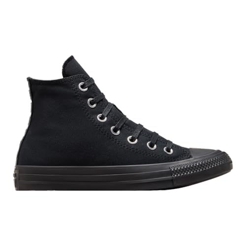 Converse Chuck Taylor All-Star Hi Meta Noir - Girls' Preschool (A07912F, Black/Silver)