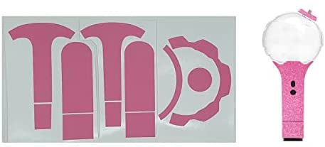 Army Bomb Decal Sticker Decorations for Official Lightstick Adhesive DIY Sticker Make Your Armybomb Special for Bangtan Boys (Pink, Ver3)