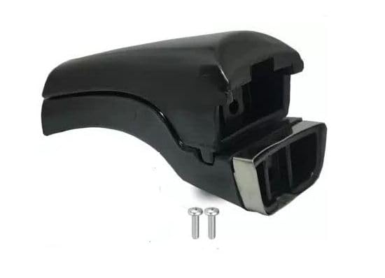 Generic Cooker Handle Set (2 Pc) With Ss Screws Suitable For 3 Litre Cookers (Bend Type) Single Holes Handle - Plastic, Black