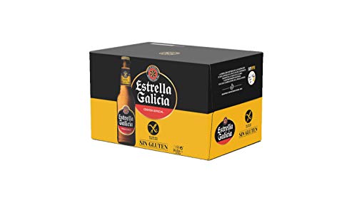 Estrella Galicia Cerveza Sin Gluten - Pack de 24 botellas x 330 ml - Total: 7.92 L