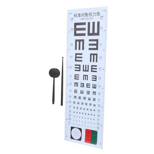 NOLITOY Vision Test Poster Set for and Girls Eye Exam Chart Visual Testing Kit Myopia Detection Wall Chart