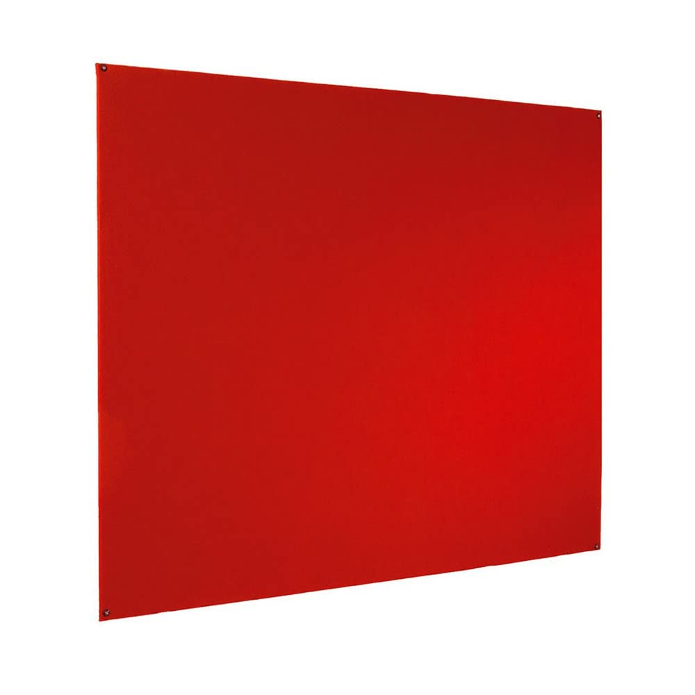 Red17 Frameless Notice Boards - Felt Fabric - 900mm x 600mm - Red
