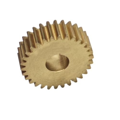 Roue d'engrenage plate 0.7M 68T en laiton avec pignon cylindrique pour crémaillère