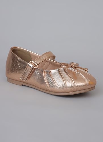 Image of Kidsville Girls Single Strap Ballerina Belly Shoes | Lightweight Comfortable Slip-On Ballet Flats | Casual Footwear for Kids Girls