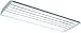 RAB Lighting RB6T8 RBay 6 by 32-Watt T8 Linear FL High Bay with Y Hook, White