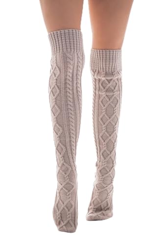 Image of Kix`ies Stockings For Women | Over The Knee Knit Sweater Socks | Over The Knee Knit Socks for Women