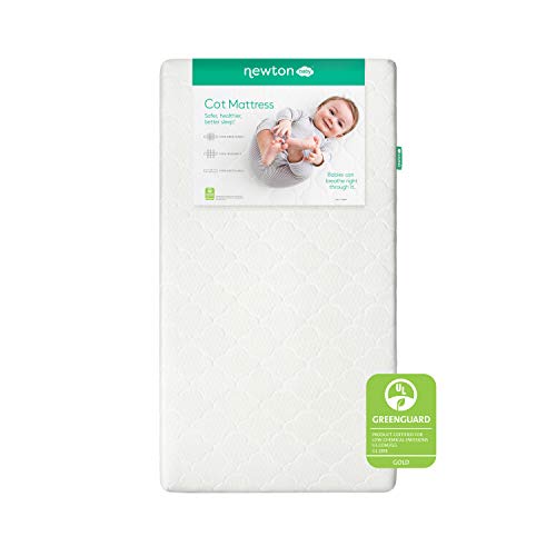 Image of Newton Baby Crib Mattress and Toddler Bed - 100% Breathable Proven to Reduce Suffocation Risk, 100% Washable, 2-Stage, Non-Toxic Better Than Organic, Removable Cover - Deluxe 5.5" Thick- White