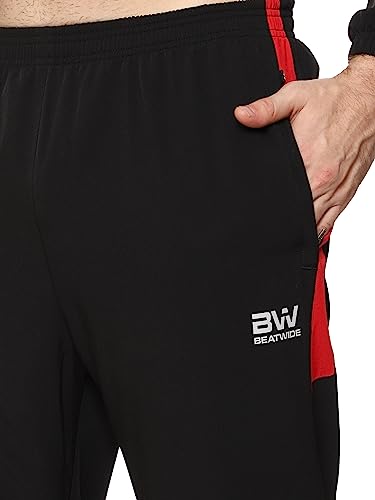 Image of BW:Beatwide Men's Tracksuit NS Dot Terry Polyester Spandex Full Stretch | Track Suit for Man Winter Wear | Sports Track Suit for Men Gym Running, Workout