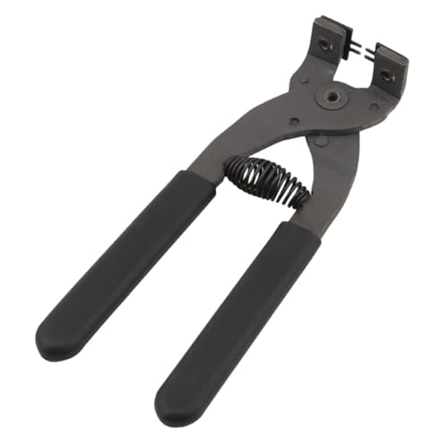 Veemoon Leather Punch Tool Leather Silent Plier Carbon Steel Crafting Punch Tool for Crafting Hand Pliers for Belts Purses Watch Bands 4mm-4 Teeth