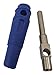 MULTICOMP - 25.412.5 - Banana Test Connector, 4mm, Plug, Cable Mount, 24 A, Nickel Plated Contacts, Blue
