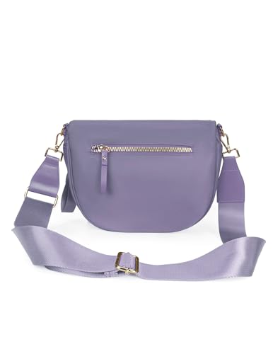 Image of FEIBOON Spacious Nylon Crossbody Bag Bum Bag Handbags Wallets Purses Trendy Shoulder Bag for Women