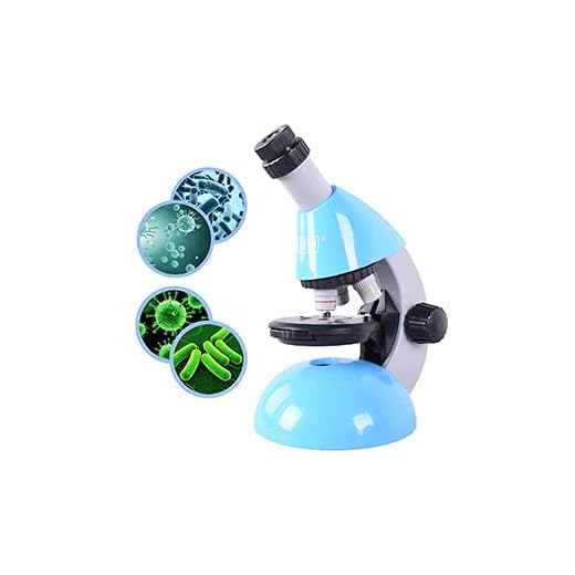 Microscopio para niños, ampliación 40X - 640X con 50 Kits de Ciencia El microscopio para Principiantes Incluye 25 Controles deslizantes para Estudiantes de 5 años en adelante