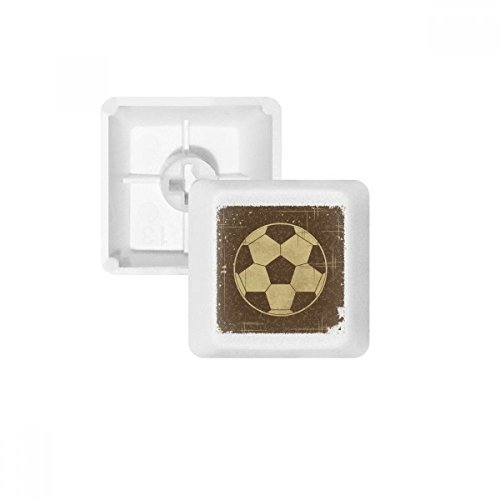 Keycaps PBT pour clavier mécanique au design football noir haut de gamme OEM sans impression R2