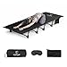 HITORHIKE Camping Cot Compact Folding Cot Bed for Outdoor Backpacking Camping Cot Bed (Black)
